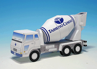 Cement Mixer Truck Papercraft
