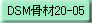 DSM骨材20-05　DSM骨材へのリンク