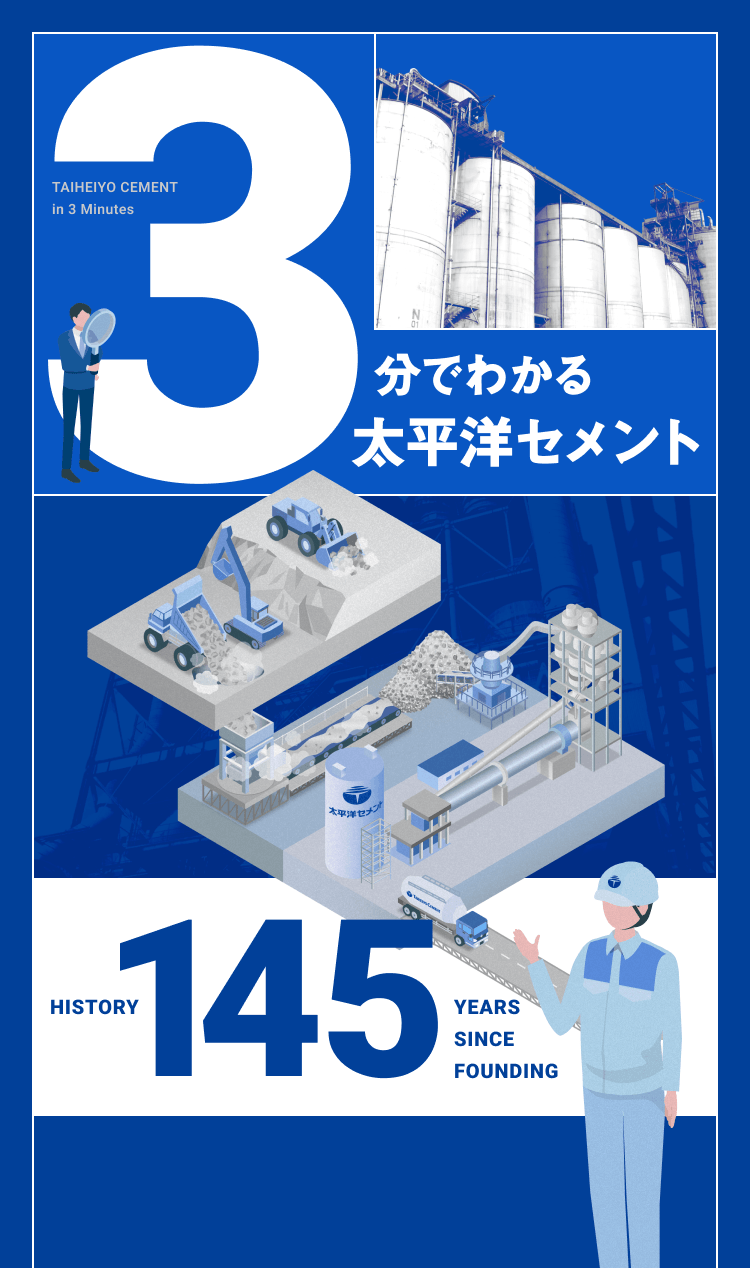 3分でわかる太平洋セメント