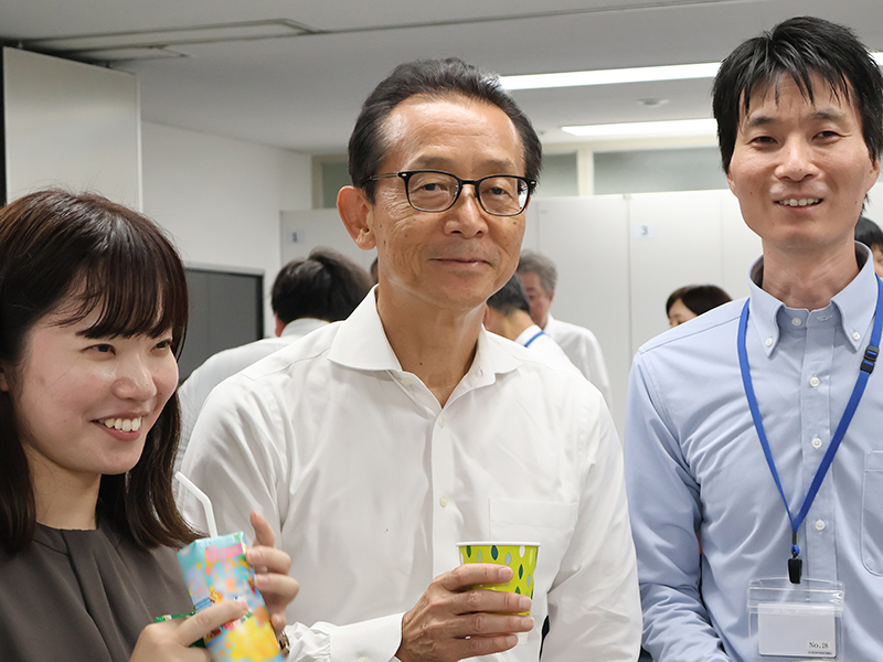 朝倉副社長 in 北海道支店