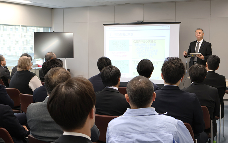 川辺常務 in 九州支店