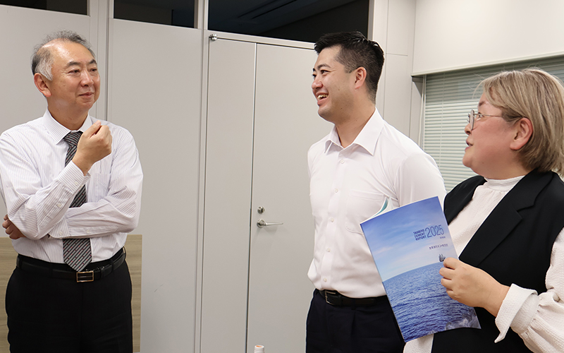 川辺常務 in 九州支店