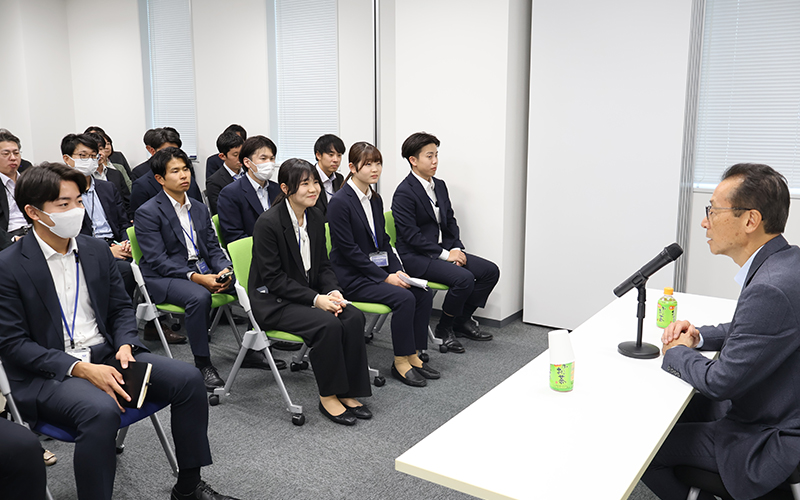 朝倉副社長 in 中部北陸支店（中部）