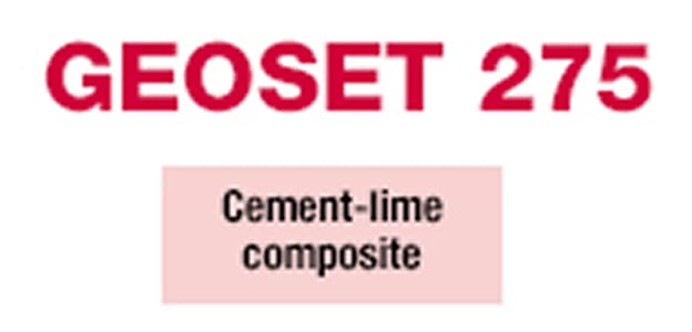 GEOSET 275: Cement-lime composite type