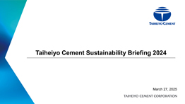 Sustainability Briefing 2024