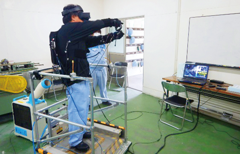 Safety training using VR (Saitama Plant)