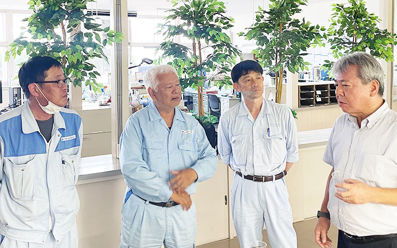 Senior Executive Officer Matsui in the Tosa Office