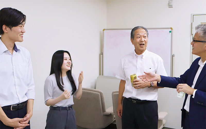 Managing Executive Officer Hirata in the Kanto Branch