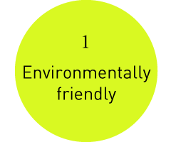 1. Environmentally friendly