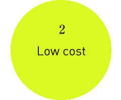 2. Low cost