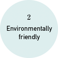 Reduced environmental impact