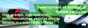 Development of functional hollow particles