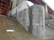 Pier repair for intake weir (thk: 50mm/Niigata)