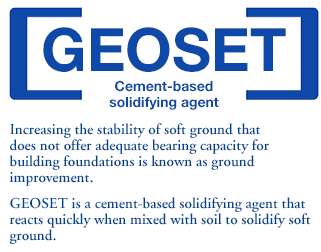 Cement-Based solidifying agent GEOSET