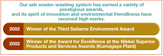 Our ash waster-washing system has earned a variety of prestigious awards, and its spirit of innovation and environmental friendliness have received high marks.