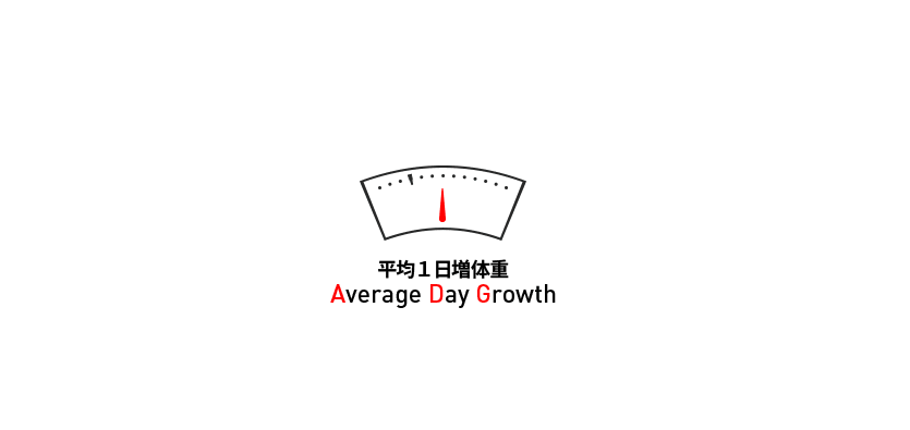 平均１日増体重 Average Day Growth